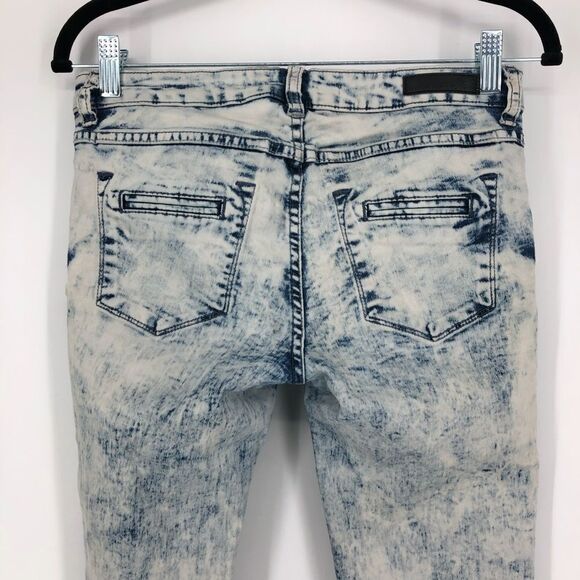 SNEAK PEEK‎ Acid Wash Skinny Fit Jeans - Picture 6 of 10